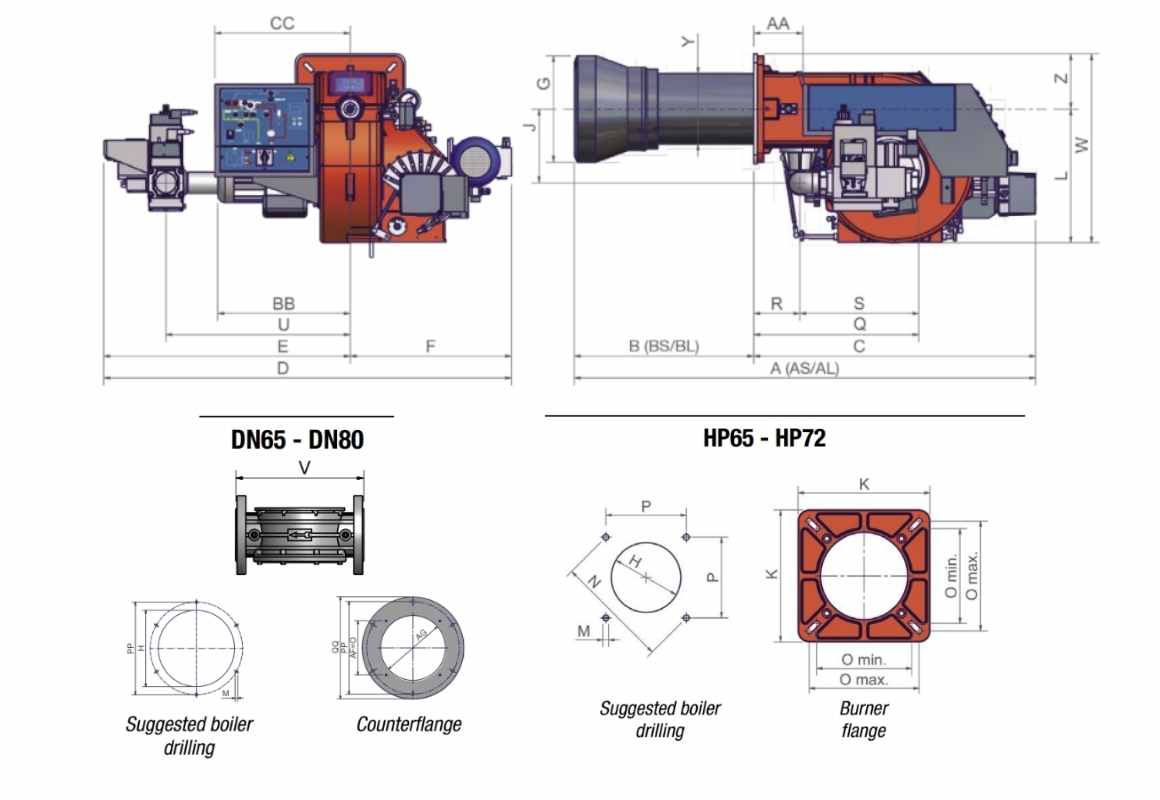 HP65 Dimension